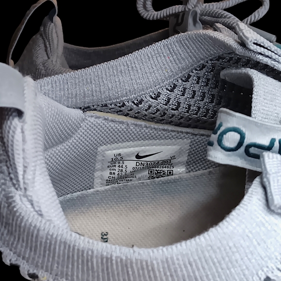 Nike Air Vapormax 2021 FK SE Light Bone Teal Phantom DN3074-001 Men's 10.5 VGUC - Picture 12 of 14